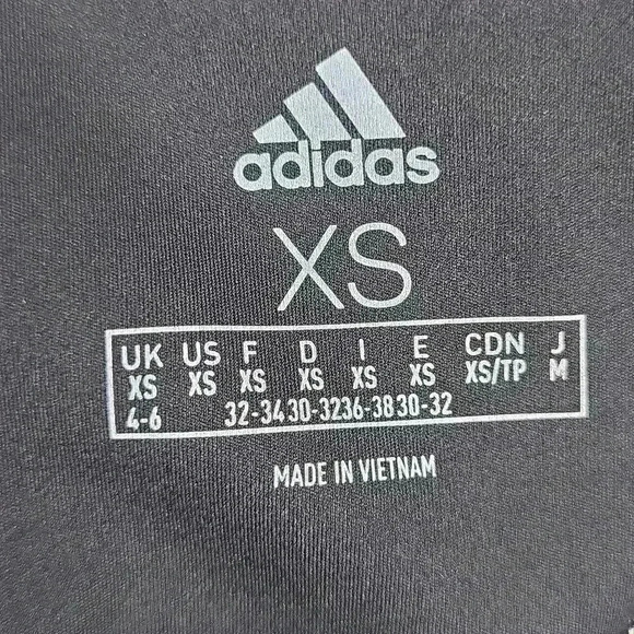 Adidas Women's Believe This Printed High-Rise‎ Leggings Size XS Black White - Picture 10 of 11